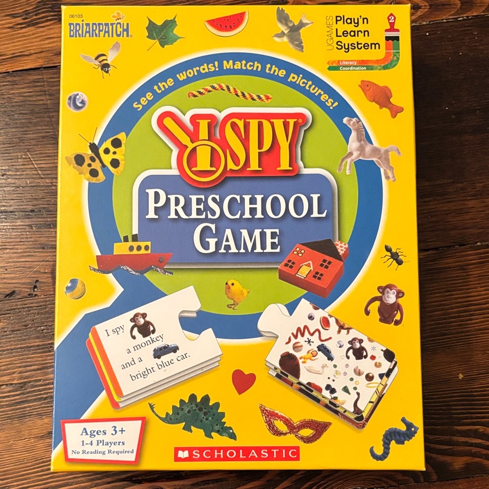 Briarpatch I Spy Preschool Game - Yellow and Blue